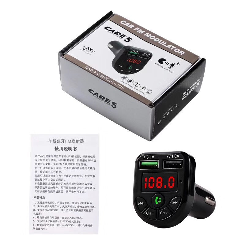 Car MP3 FM Transmitter And  Bluetooth Receiver