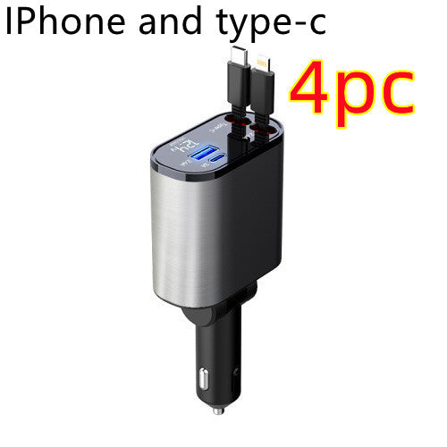 Fast Car Charger and USB TYPE-C 100W Adapter