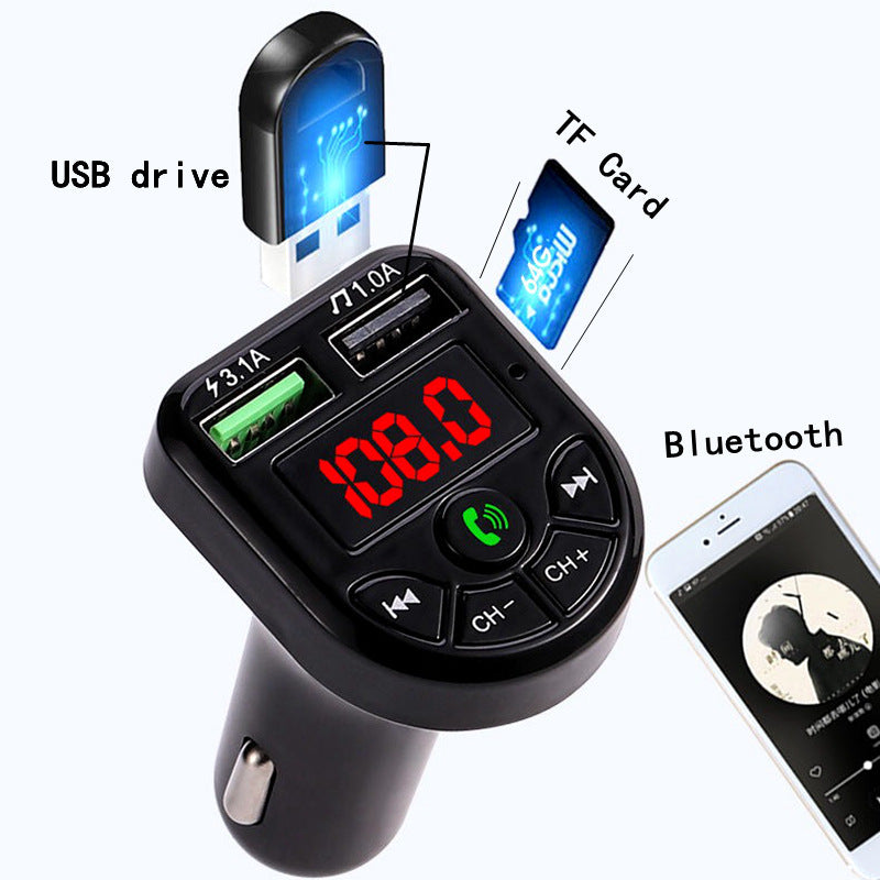 Car MP3 FM Transmitter And  Bluetooth Receiver