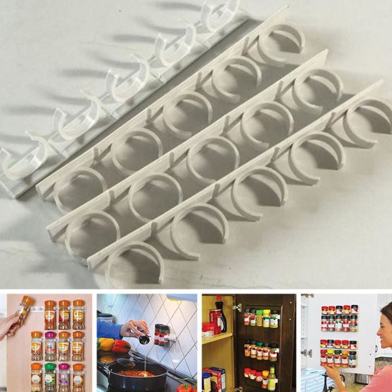 Clip N Store Kitchen Storage Spice Rack