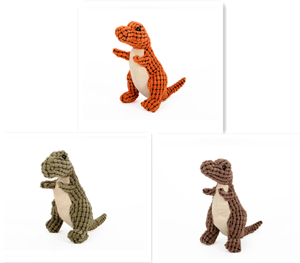 Pet Toys: Giant Dog Chew Dinosaur Squeakers