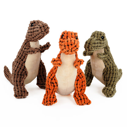 Pet Toys: Giant Dog Chew Dinosaur Squeakers