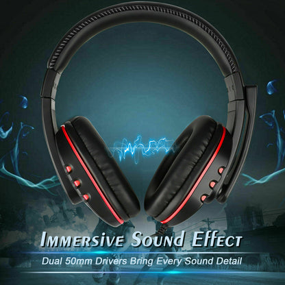 Pro Gamer Headset For PS4 PlayStation 4 PC Computer