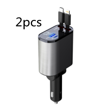 Fast Car Charger and USB TYPE-C 100W Adapter