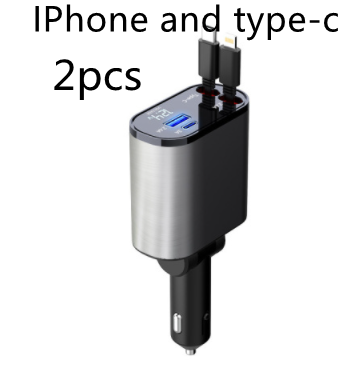 Fast Car Charger and USB TYPE-C 100W Adapter