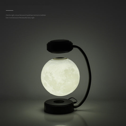 3D Wireless LED Office Magnetic Levitating Moon Light